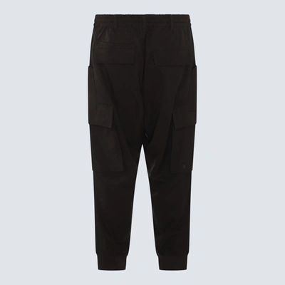 Shop Y-3 Adidas Black Cotton Pants
