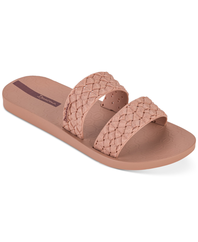Shop Ipanema Renda Ii Fem Slide Sandals In Pink Glitter