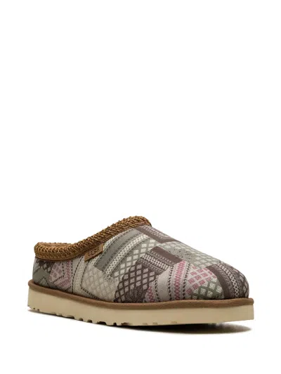 Ugg Tasman Taz Patchwork Slipper In Brown