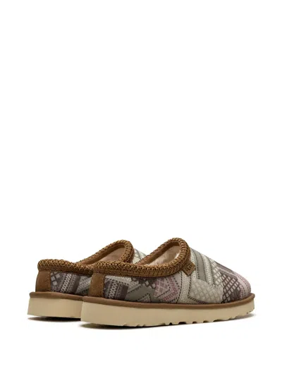 Ugg Tasman Taz Patchwork Slipper In Brown