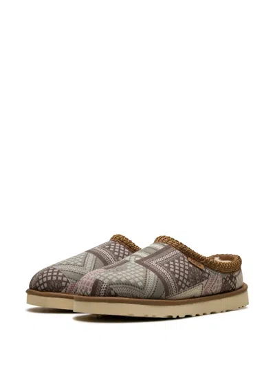 Ugg Tasman Taz Patchwork Slipper In Brown