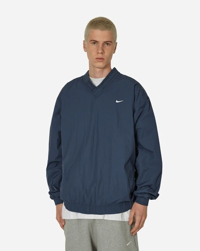 Shop Nike Solo Swoosh Windshirt Thunder Blue In Multicolor
