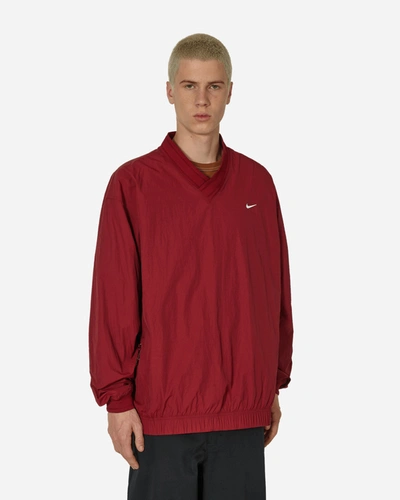 Shop Nike Solo Swoosh Windshirt Team Red In Multicolor