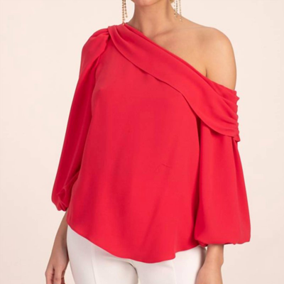 Shop Trina Turk Astronomical Top In Red