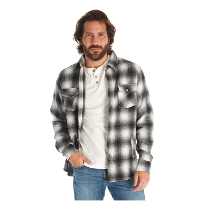 Shop Px Garrett Plaid Shacket In Black