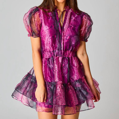 Shop Buddylove Clementine Dress In Purple