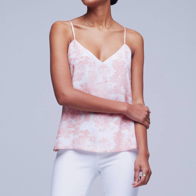 Shop L Agence Jane Camisole Tank Top In Pink