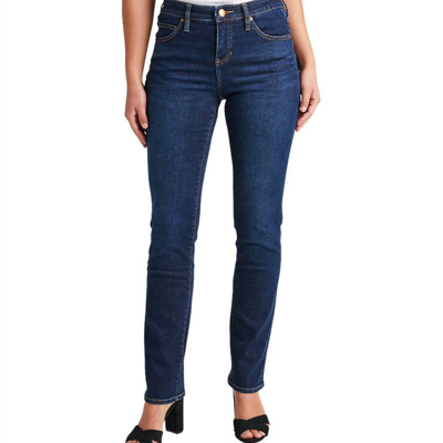 Shop Jag Ruby Mid Rise Straight Leg Jean In Blue
