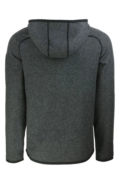 Cutter & Buck Mainsail Knit Hoodie In Charcoal Heather