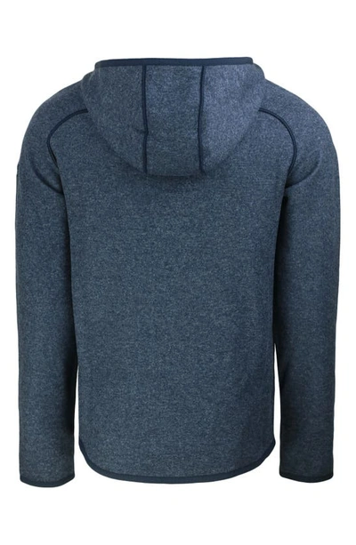 Cutter & Buck Mainsail Knit Hoodie In Liberty Navy Heather