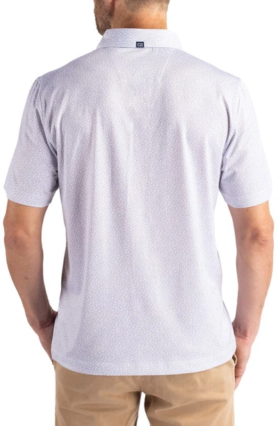 Cutter & Buck Pebble Recycled Polyester Jersey Polo In White