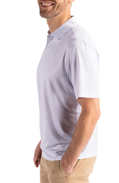 Cutter & Buck Pebble Recycled Polyester Jersey Polo In White