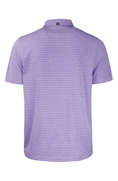 Cutter & Buck Forge Recycled Polyester Polo In College Purple Heather