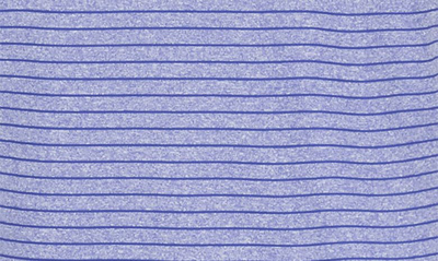 Cutter & Buck Forge Eco Heather Stripe Stretch Recycled Mens Polo In Tour Blue Heather