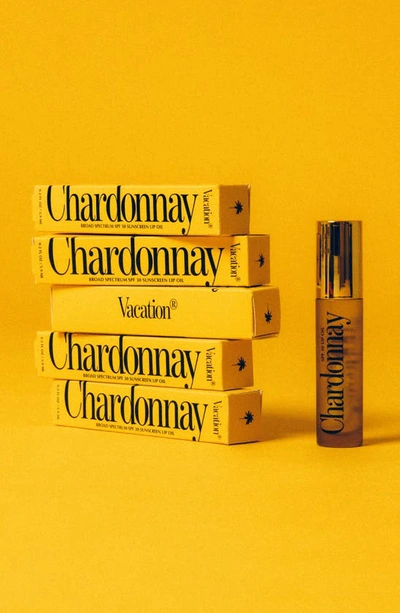 Vacation Chardonnay Lip Oil Spf 30 5.9ml In White