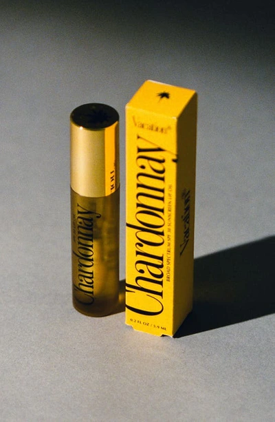 Vacation Chardonnay Lip Oil Spf 30 5.9ml In White