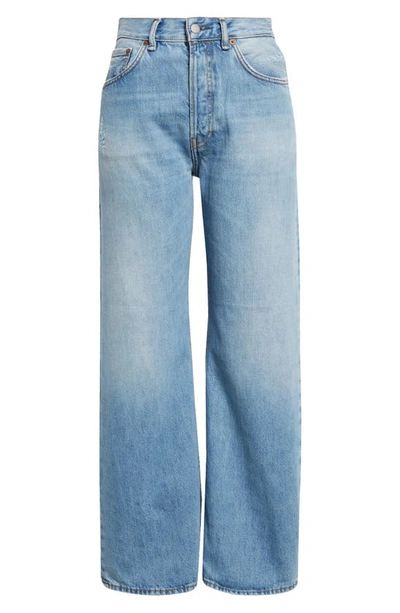 Acne Studios Loose Fit Jeans In Light Blue