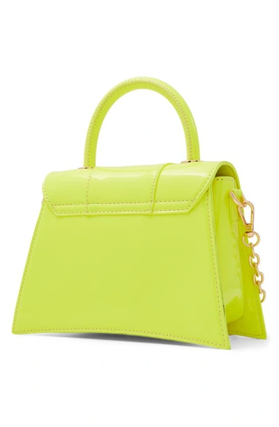 Shop Aldo Kindraax Faux Leather Crossbody Bag In Bright Yellow