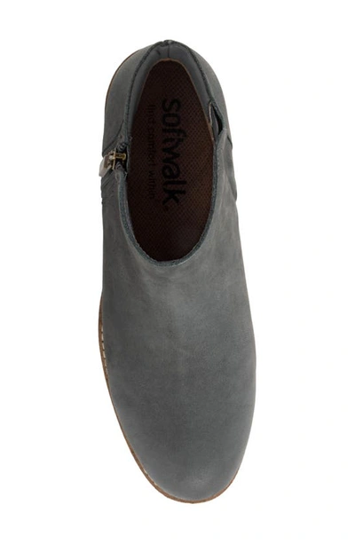 Softwalk Wesley Bootie In Smoke Nubuck