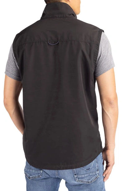 Cutter & Buck Charter Packable Vest In Black