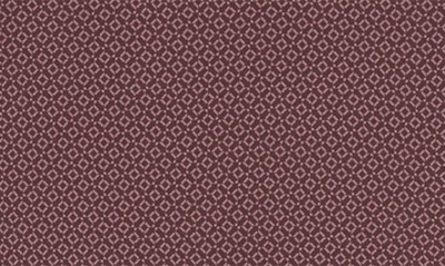 Cutter & Buck Geo Pattern Performance Recycled Polyester Blend Polo In Bordeaux