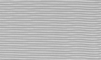 Cutter & Buck Double Stripe Performance Recycled Polyester Polo In Polished/ White