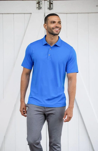 Cutter & Buck Solid Performance Recycled Polyester Polo In Digital