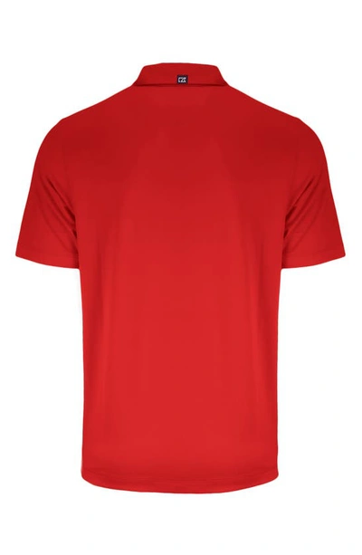 Shop Cutter & Buck Solid Performance Recycled Polyester Polo In Red
