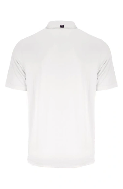 Cutter & Buck Solid Performance Recycled Polyester Polo In White