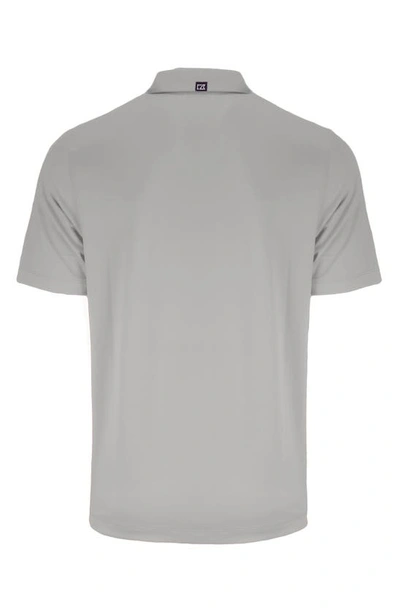 Cutter & Buck Geo Pattern Performance Recycled Polyester Blend Polo In Polished