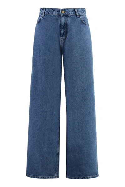 Shop Philosophy Di Lorenzo Serafini Wide-leg Jeans In Denim