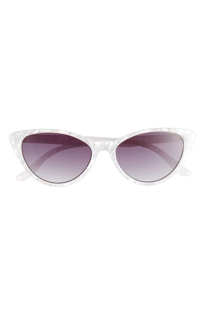 Shop Bp. Gradient Cat Eye Sunglasses In White