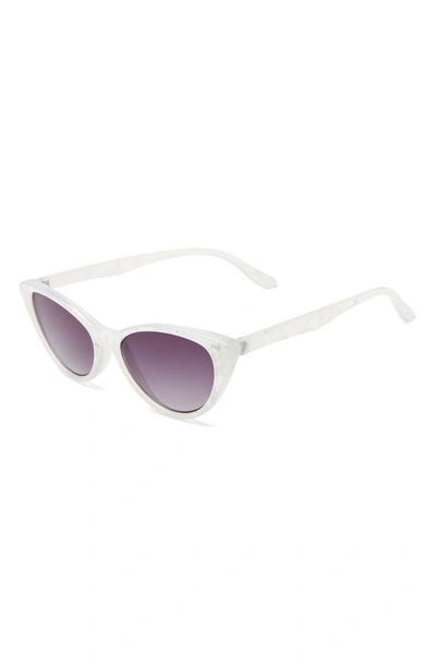 Bp. Cat Eye Sunglasses In White