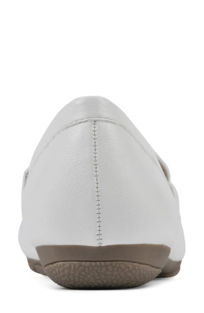 Cliffs By White Mountain Gush Tassel Loafer In White/ Smooth