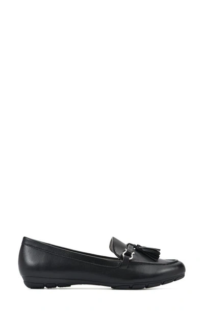 Shop Cliffs By White Mountain Gush Tassel Loafer In Black/ Smooth