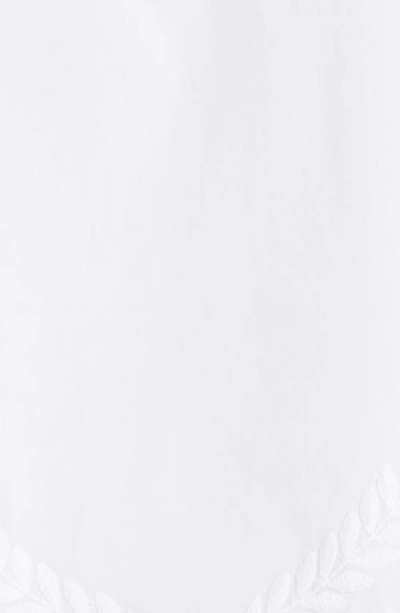 Isabel Marant Étoile Rommy Eyelet Border Cotton & Linen Top In White