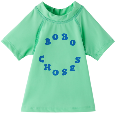 Shop Bobo Choses Baby Green Circle Swim Top