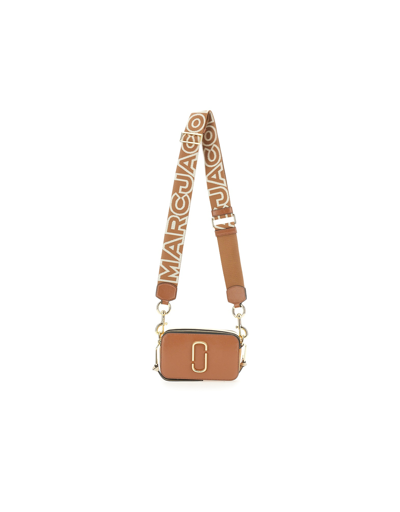 Shop Marc Jacobs Designer Handbags "the Snapshot" Bag In Brown