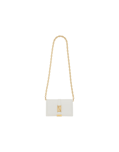 Shop Versace Designer Handbags Mini "greca Goddess" Bag In White