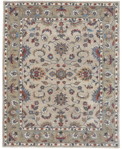 Feizy Rylan R8642 8' X 10' Area Rug In Gray,red