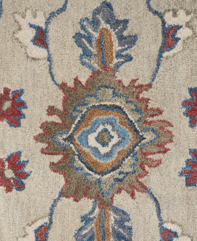Feizy Rylan R8642 8' X 10' Area Rug In Gray,red
