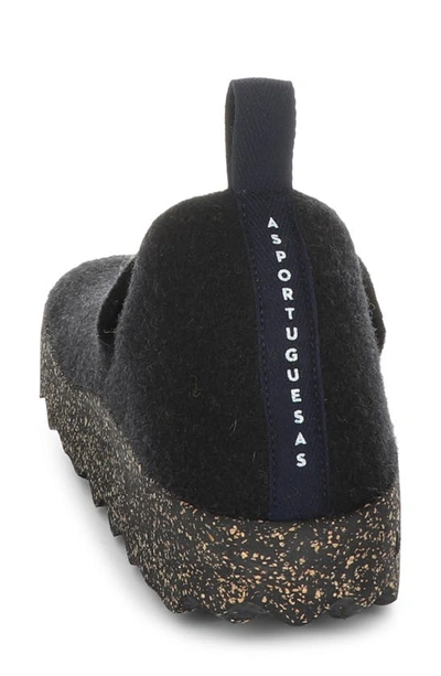 Shop Asportuguesas By Fly London Fly London City Slip-on In Black Tweed/ Felt