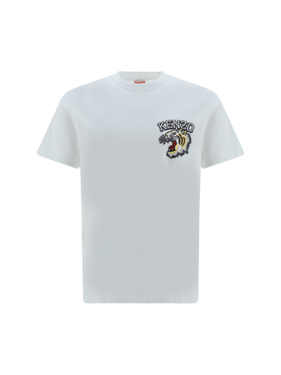 Shop Kenzo Tiger  T-shirt In Off White