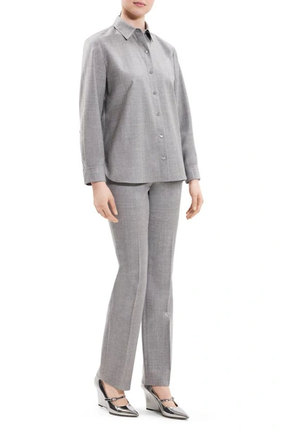 Theory Women's Classic Menswear Shirt In New Light Heather