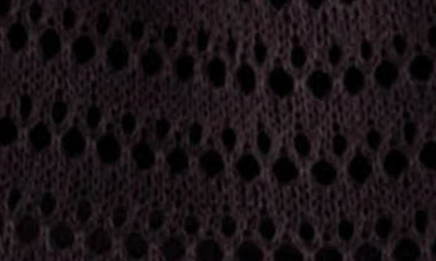 Shop Blu Pepper Long Sleeve Crochet Knit Top In Black