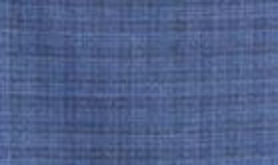 Shop Jack Victor Dean Check Soft Constructed Stretch Wool Suit In Blue