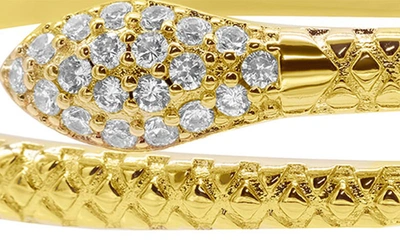 Adornia 14k Plated Pearl Cuff Bracelet In Gold