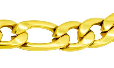 Adornia Tarnish Resistant 14k Gold-plated Figaro Chain With Crystal Halo Mother-of-pearl Heart In White