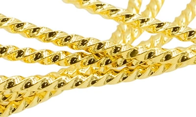 Adornia Set Of 7 Bangle Bracelets In Gold