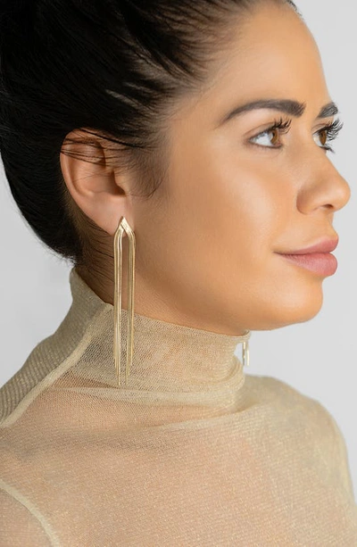 Adornia Strand Chain Drop Earrings In Gold